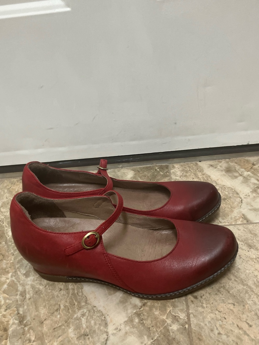 Dansko Loralie Mary Jane wedge shoes size 39